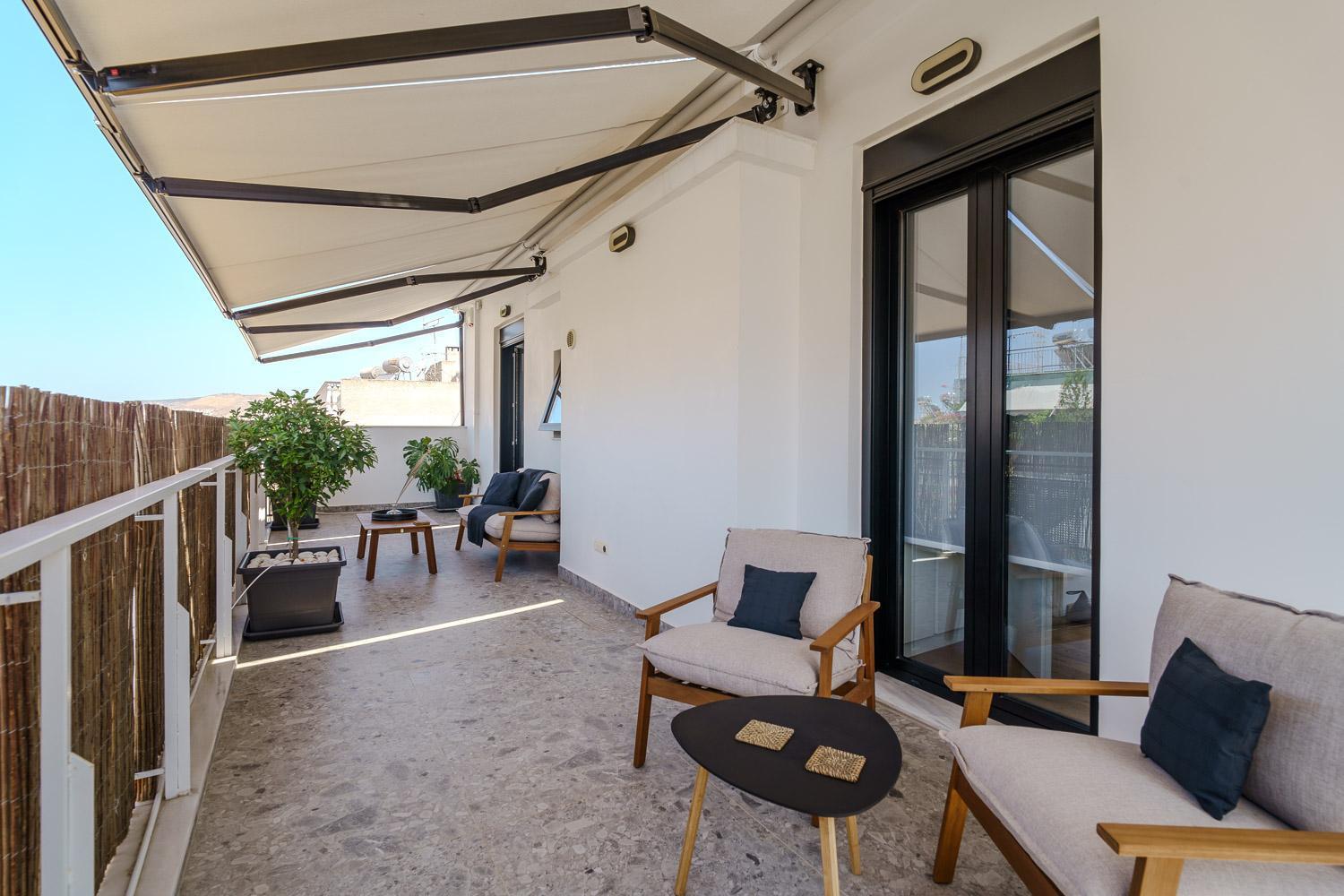 Ferienwohnung Koukouvagia Penthouse In Athen Exterior foto
